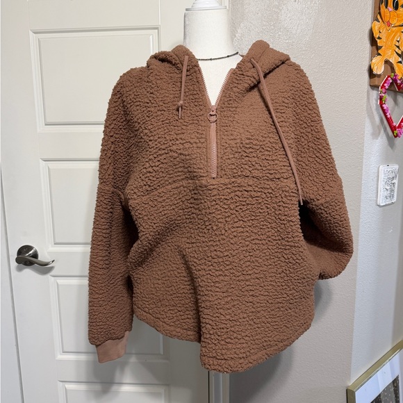 PINK Victoria's Secret Sweaters - PINK Victoria's Secret Oversized Sherpa Pullover